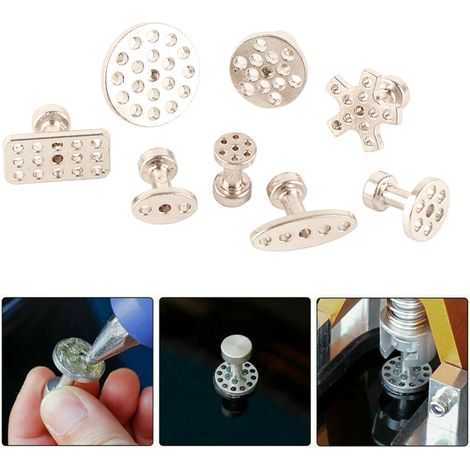 Kit de 8 outils de réparation pour redresser les bosses sur plaques métalliques - Accessoires de jardinage (1/5)