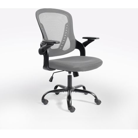 POLTRONA UFFICIO IN TESSUTO GRIGIO (1/5)