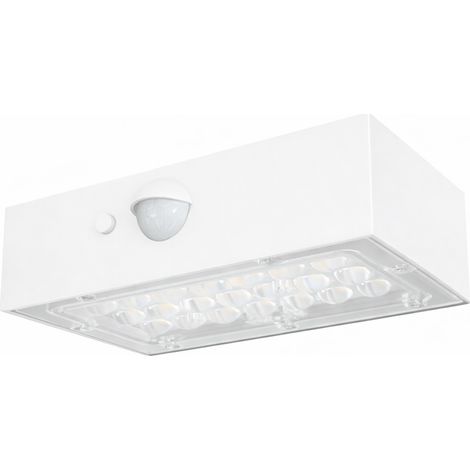 Applique da Esterno a LED da 3 W con doppia Luce e Sensore PIR Karl Solar 3000K Bianco Bianco Caldo