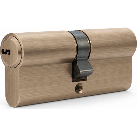 Doppelter Messing-Schließzylinder 60 mm für Tür (1/5)