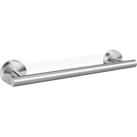 BEBUSINGOTO Toallero de baño de acero inoxidable, 30 cm, color plateado (1/5)