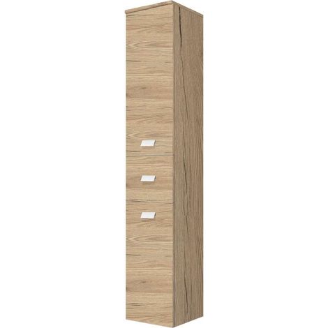 Colonna Bagno Savini - Quercia Naturale - 34x182 cm