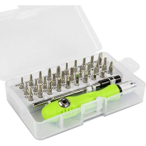 Tournevis Multifonction 32 en 1 pour Téléphone et Ordinateur - Kit de Réparation Électronique Manuel 7389C, Démontage et Entretien (1/4)