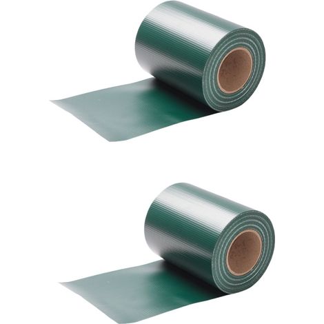 SWANEW Strisce privacy, PVC, strisce paravento, tappeto a doppia asta 35mx2 Verde (1/5)