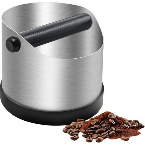 Cestino filtro per fondi di caffè - contenitore per caffè in acciaio inox - 700 ml - vassoio di raccolta fondi di caffè - cestello filtro per accessorio per macchina da caffè (colore argento). (1/5)