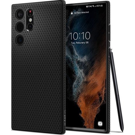 Spigen Liquid AIR Galaxy S22 Ultra Matte Black (1/5)