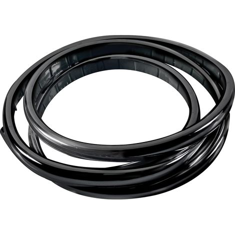 Striscia salvaporta adesiva - 130 cm - Nero (1/4)