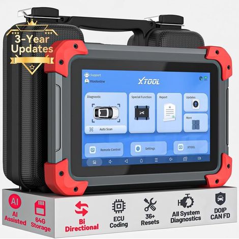 XTOOL D7 2026 Valise Diagnostic Auto OBD2 Tous Systèmes – Tests Bidirectionnels – Codage ECU – 36+ Services – CAN FD DoIP (1/3)