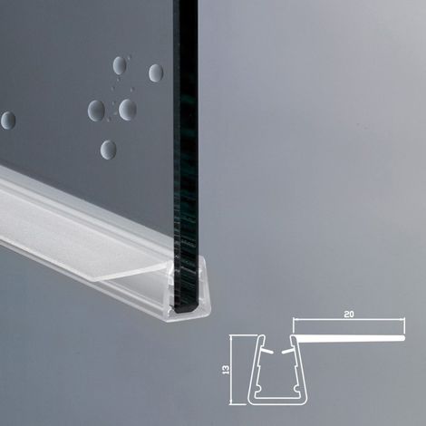 Guarnizione Box Doccia Ricambio Verticale Vetro 6mm 8mm EC-20-304 (1/3)
