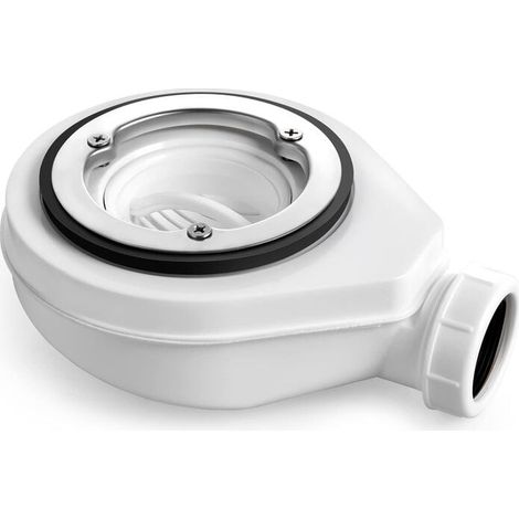 Bonde horizontale sans capot Ø90 DONA pour receveurs de douche, (1/5)