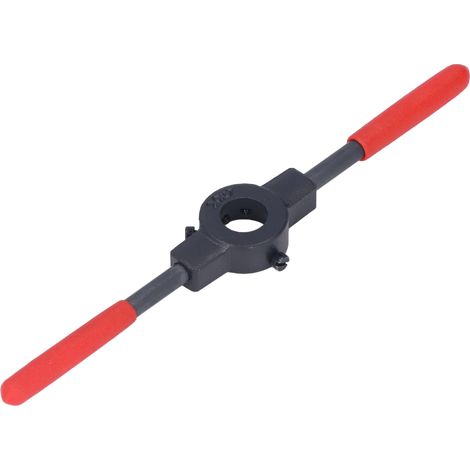 Taraud à filière ronde, alésoir, clé en acier au carbone avec vis réglables, outil de taraudage portable pour filetage M4,5 à M6