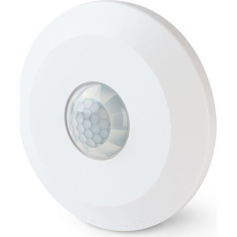 Aufbau Bewegungsmelder flach PIR 360° - IP20 Reichweite bis 16m weiß (1/4)