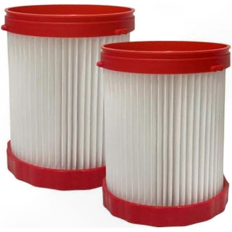 Set mit 2 HEPA-Filtern für 18-V-Staubsauger mit 2,6 Gallonen (ca. 9,8 Liter) Tankvolumen, kompatibel mit den Modellen GAS18V-3/GAS18V-10L, für Nass- und Trockenreinigung, hohe Effizienz, langlebige Er (1/5)