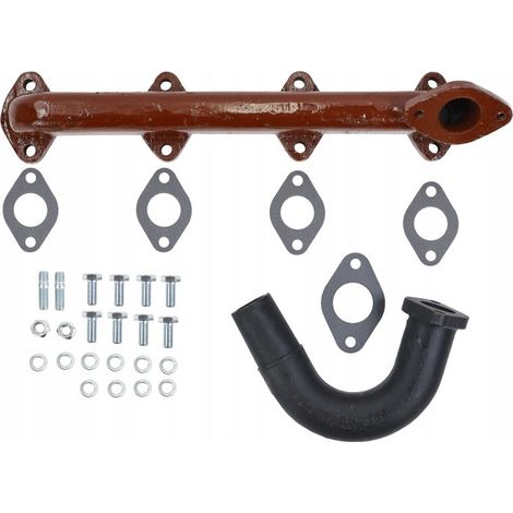 Gomito silenziatore collettore di scarico ursus c-360 c360 c-4011 set zetor (1/4)
