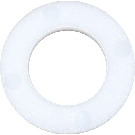 C48564 - Lot de 100 Rondelles plates en polyamide/PA/nylon M8 Ø extérieur 16mm épaisseur 1.7mm - DIN 125