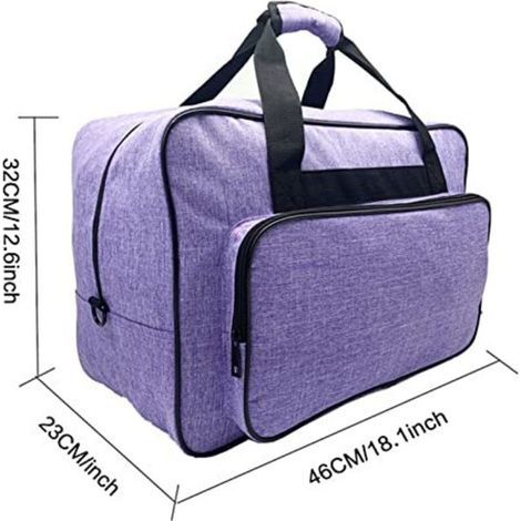 Sac pour machine à coudre avec intérieur spacieux, sac de transport robuste pour machine à coudre, étui de voyage pour machine à coudre (1/4)
