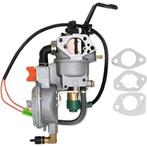carburateur debroussailleuse-Convient aux modèles 188, GX390, 188F et 190F (groupes électrogènes 4,5 kW – 5,5 kW) – Carburateur bi-carburant (essence/GPL) (1/4)