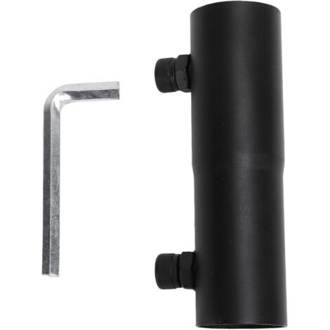 Adaptateur de tuyau en alliage d'aluminium, support robuste, pratique pour des ajustements flexibles, adapté à diverses surfaces, comprend un outil d'installation et une clé hexagonale (1/4)