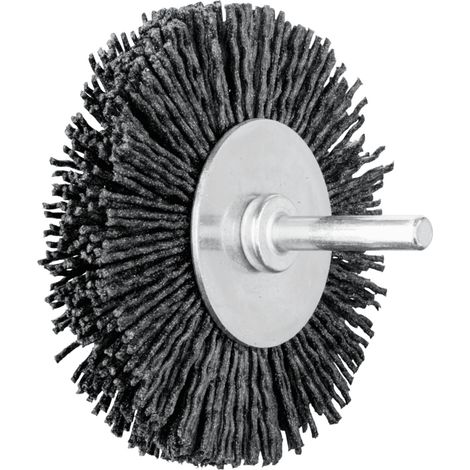 PFERD TOOLS Rundbürste ungezopft RBU Ø 80x15 mm Schaft-Ø 6 mm Keramik-Filament-Ø 1,10mm Korn 120 10 Stk
