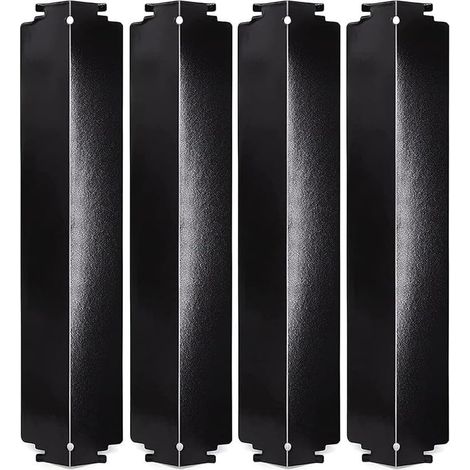 Lot de 4 plaques de protection thermique en acier pour barbecue Charbroil modèles 3 4 5 brûleurs Pièces de rechange conçues pour uniformiser la chaleur et la durabilité