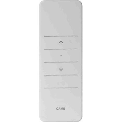 Transmisor Mando a Distancia Radio Control 433.92Mhz 1 Canal Blanco CAME ELVIS 1 001YE0144