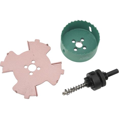 Nut- und Senkbohrer, Sechskantschaft, randlos, mit Sechskantstift und Zentriersystem, 75 mm / 3 Zoll (1/5)