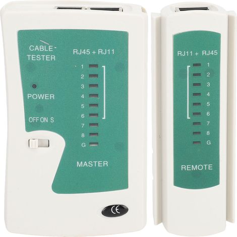 Pince à sertir RJ45, pince à sertir Ethernet Cat5, Cat5e et Cat6 avec testeur de câble réseau et dénudeur de fils (1/5)