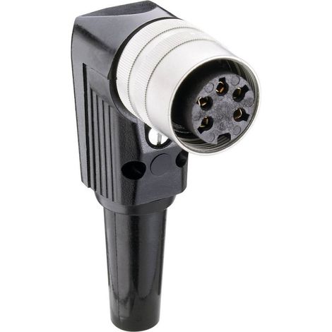 Lumberg WKV 70 Connettore circolare DIN Presa angolata Numero Poli (num): 7 Argento 1 pz. (1/2)