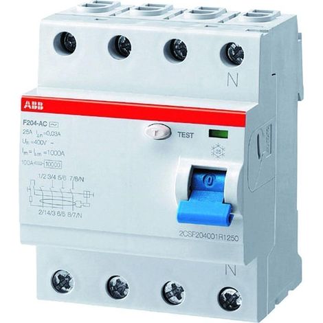 ABB FI-Schutzschalter 40A 4-polig 0,3A Differenzial (1/5)