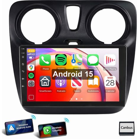 Pour Dacia Lodgy Dokker 2012-2021 Android 15 autoradio Carplay GPS BT RDS 2+32G (1/5)