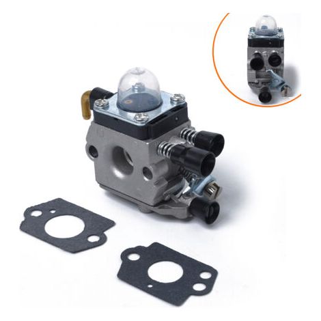 Mimiy – Carburateur pour taille-haie Stihl Hs45 – Compatible débroussailleuses Fs38, Fc55, Fs310 – Installation facile – Matériau métal et plastique - C1Q-S169B (1/5)