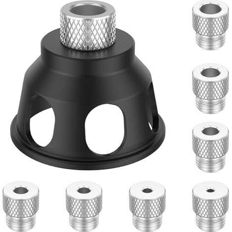 9 herramientas de perforación vertical con guía de broca, guía de perforación recta para madera para facilitar la perforación vertical.