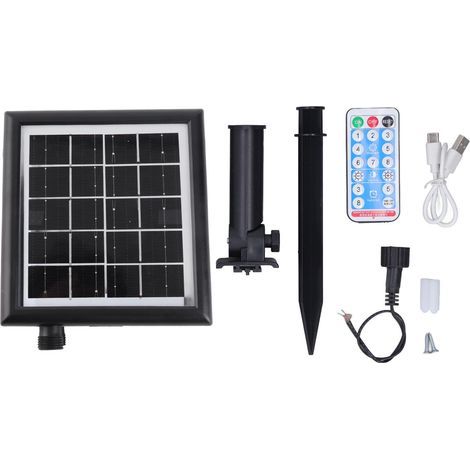 Contrôleur solaire pour guirlandes LED – 4 niveaux de luminosité, 8 modes clignotants, IP65, entrée 4,5 V / sortie 24 V (1/5)
