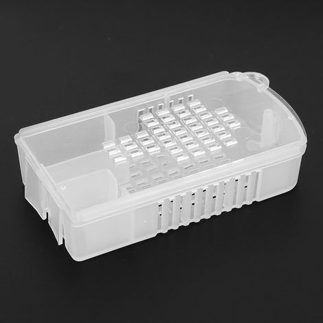 5 Pièces Cage à Reine Transparente en Plastique pour Apiculture Accessoire Matériel (1/5)