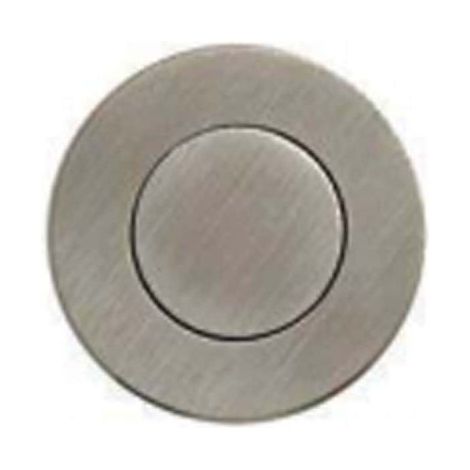Runde versenkte Schüsselgriffe - Mit Drückerplatte - Durchmesser 55 mm - Gebürsteter Edelstahl
