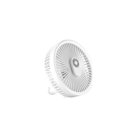 Ventilador de mesa pequeño, recargable por USB, 3 velocidades, potente, portátil, adecuado para el dormitorio y el hogar.