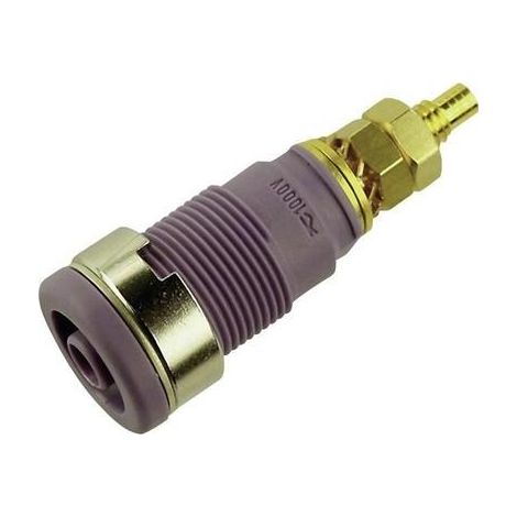 SKS HIRSCHMANN SEB 2600 G M4 PRESA DI SICUREZZA DA LABORATORIO PRESA VERTICALE Ø PERNO: 4 MM VIOLETTO 1 PZ.
