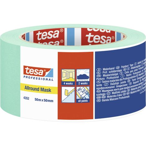 tesa ALLROUND MASK 04352-00004-00 Bande de masquage menthe (L x l) 50 m x 50 mm 1 pc(s) (1/5)