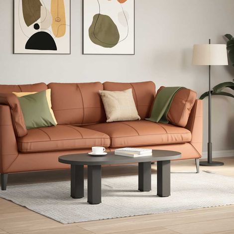 vidaXL Coffee Table Legs 4 pcs Anthracite 30-32 cm Steel (1/5)