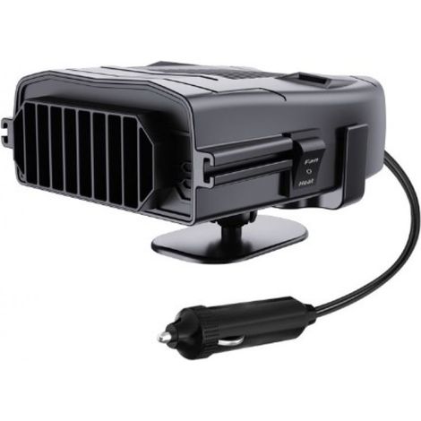 Chauffage soufflant 2 en 1 pour voiture, 12 V 150 W, chauffage rapide portable rotatif à 360 degrés avec prise allume-cigare, dégivreur, désembuage (1/5)