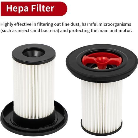 YanBan Lot de 4 filtres de rechange compatibles avec les aspirateurs Bosch Unlimited Gen2 8 Series Hoover (numéro de pièce 12036642/12023349) (1/4)