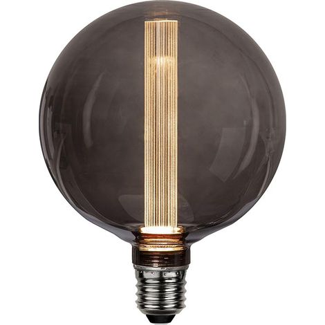 Ampoule décorative LED Star Trading 'Decoled New Generation Classic Mood', E27, gris fumé, Ø 12,5 cm, H 16,4 cm