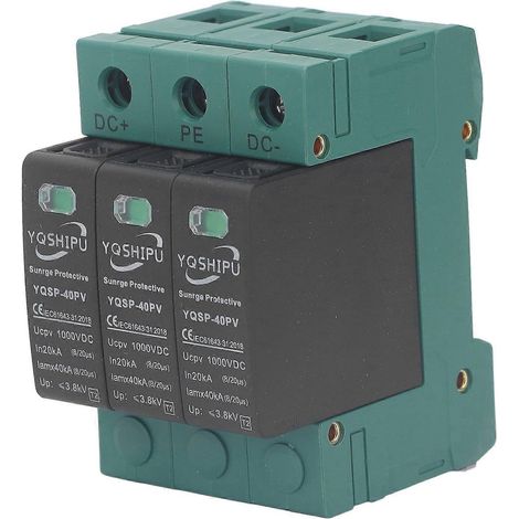 Überspannungsschutzgerät 1000 V DC 20–40 kA 3P PC Photovoltaik-PV-Spannungsableiter