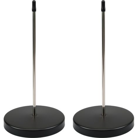2 Pièces Pique-Note En Métal, Pique Ticket de Caisse, Facture Aiguille avec Rond Support Base, Porte-Mémo de Restaurant, Receipt Spike pour Restaurant Cuisine Bureau Hôtel (1/5)