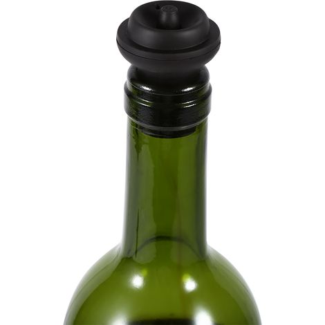 4 Pièces Bouchons à Pompe Réutilisables pour Bouteilles de Vin et Champagne, Couvercles de Conservation Étanches (1/5)