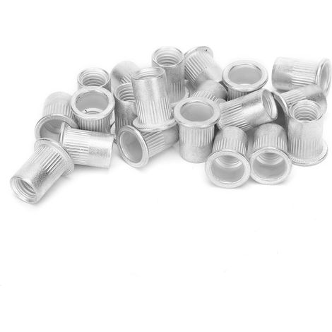 200 écrous filetés professionnels en aluminium, écrous à sertir, accessoires de fixation M8 (1/5)