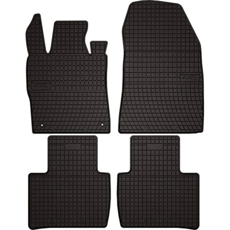 Tapis de sol en caoutchouc pour Peugeot 408 fastback (2022-) - noirs, sur mesure (1/5)