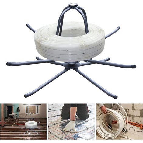 Carrete de manguera para calefacción por suelo radiante, carrete, manguera para calefacción por suelo radiante, carrete de manguera de material compuesto 150 kg para Pert Pex Pe Tubos de material comp