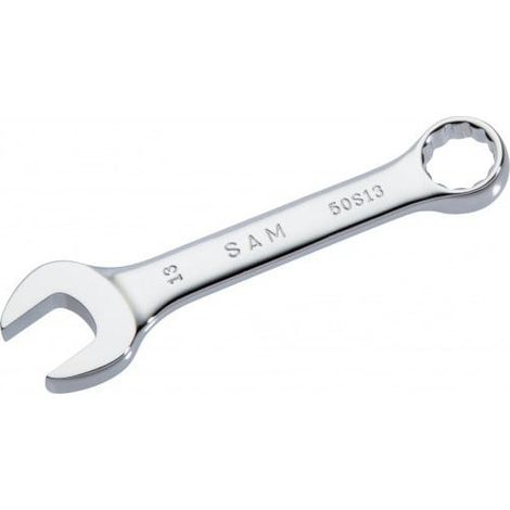 Clé mixte courte SAM Outillage 12 mm - 12 points, chrome 104 mm (1/2)