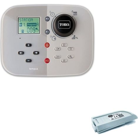 PROGRAMADOR RIEGO TORO TEMPUS 4 ESTACIONES INTERIOR 220V  MODULO WIFI  EL NUEVO E INNOVADOR CONTROLADOR SERIE TEMPUS DE TORO CUENTA CON FUNCIONES DE AHORRO DE AGUA PROGRAMACION DE RIEGO FLEXIBLE